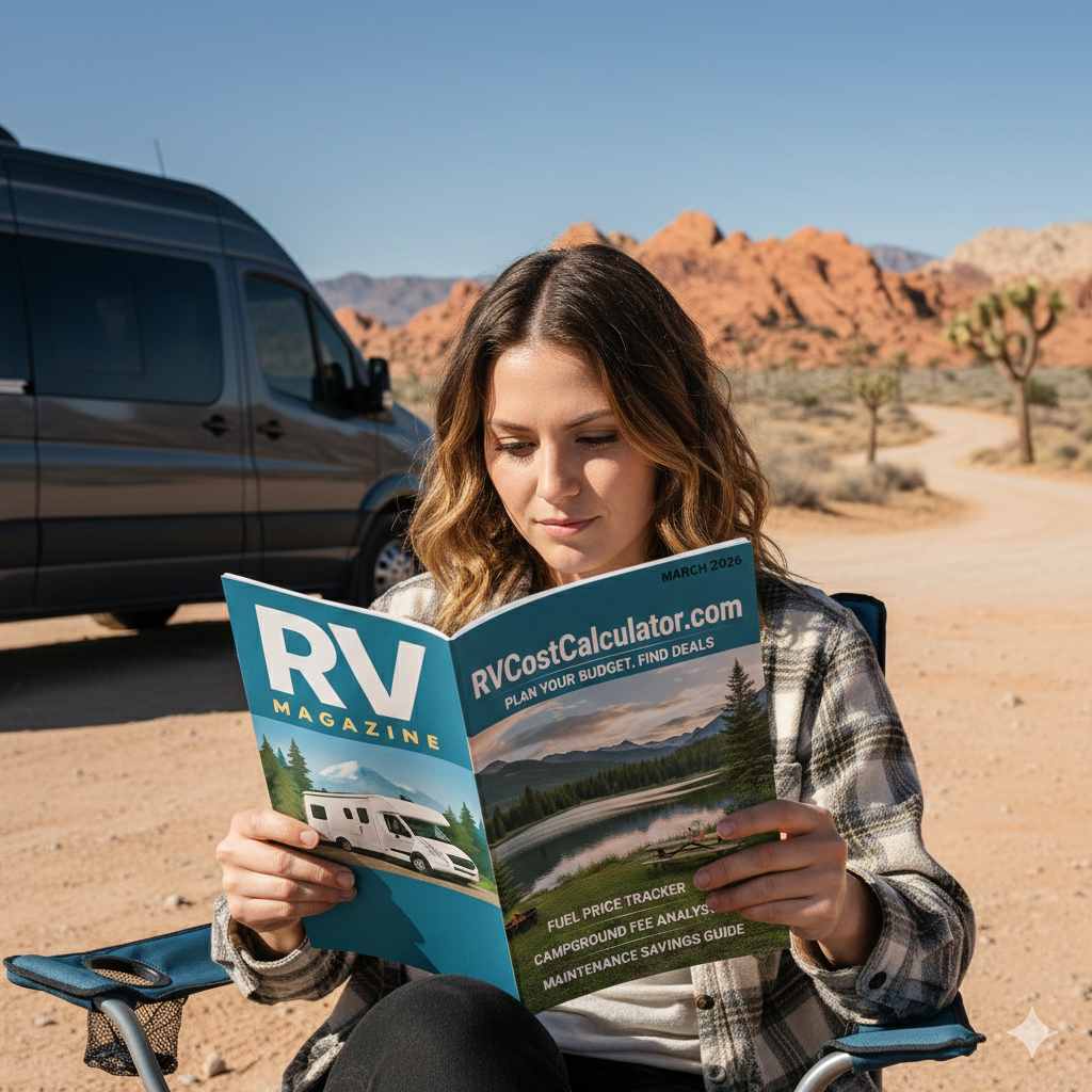 RV camping in scenic mountain location with family enjoying outdoor lifestyle